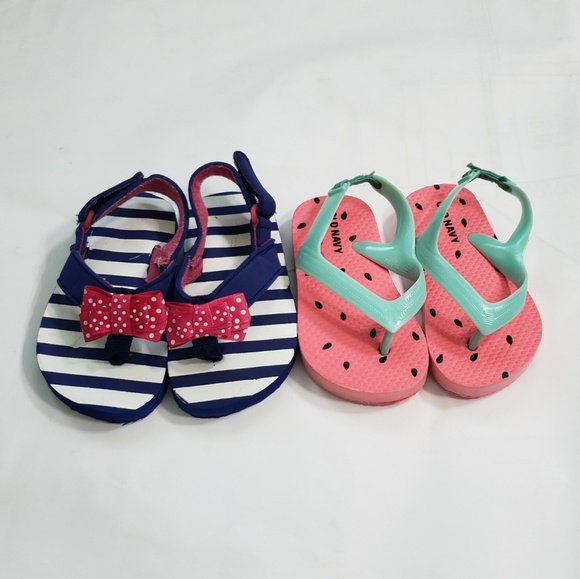 Garanimals Toddler Girls Jelly Sandals Clear W//Glitter Sparkles Size 5 NEW